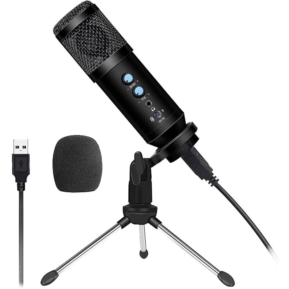 Usb Podcast Microphone Usb Condenser Microphone Green/Light/Red
