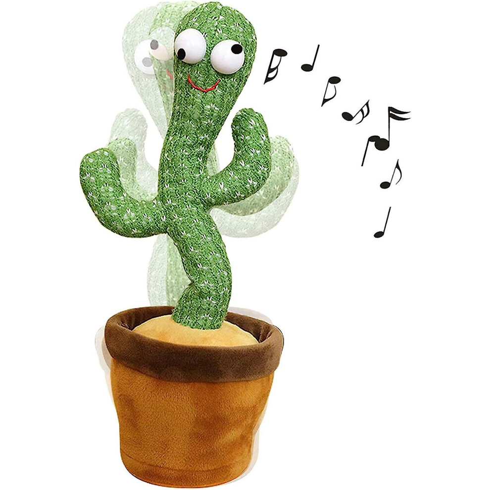 Dancing Cactus Plush Toy Singing, Dancing, And Shining Fun