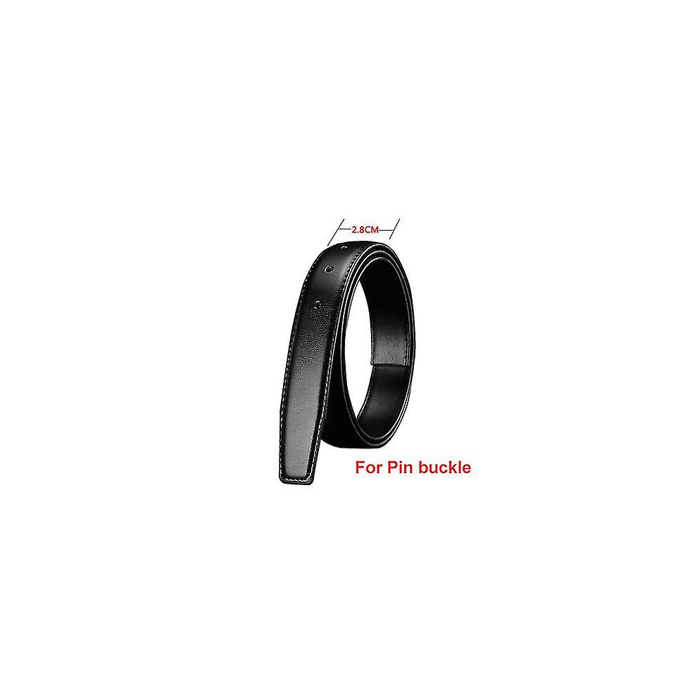 (2.8cm with holes, 100cm) 2.4cm 2.8cm 3.0cm 3.2cm 3.5cm 3.8cm Width Belt Body Strap No With Buckle Businese Genuine Leather Belt For Automatic Pin Buc