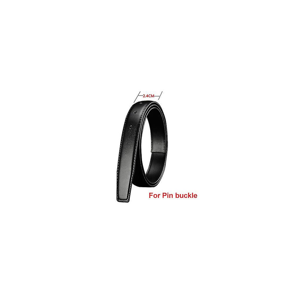 (2.4Cm With Holes, 125Cm) 2.4Cm 2.8Cm 3.0Cm 3.2Cm 3.5Cm 3.8Cm Width Belt Body Strap No With Buckle Businese Genuine Leather Belt For Automatic Pin Buc Not,Specified