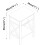 URBN Living (2x Grey) Wooden 1-Drawer Bedside Sofa Side End Table X-Frame Nightstand with Storage Shelf 6