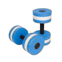 (Blue) Water Aerobic Exercise Foam Dumbbells Pool Resistance Yoga Fitness Aquatic Swimming Equipment