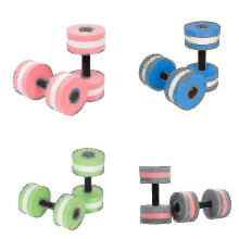 (Green) Water Aerobic Exercise Foam Dumbbells Pool Resistance Yoga Fitness Aquatic Swimming Equipment