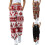 (XL) Christmas Print Sweatpant For Women Autumn Winter Baggy Drawstring High Waist Gym Sport Jogger Pants Ladies Casual Trousers 4