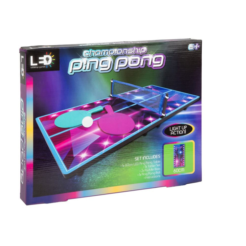 New Interactive Game Championship Ping Pong with multicolor LED lights