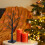 LED Pumpkin Tree, Xmas Halloween Decorations Lighted Birch Tree with LED Pumpkin 10