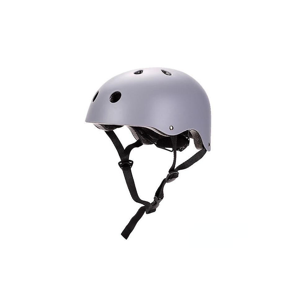 (, S) Adult Children Outdoor Impact Resistance Ventilation Helmet For Bicycle Cycling Grey