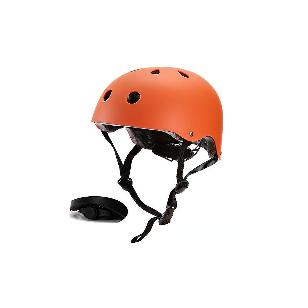 (, S) Adult Children Outdoor Impact Resistance Ventilation Helmet For Bicycle Cycling Orange