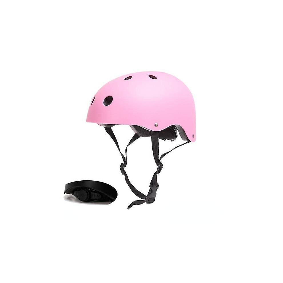 (Pink, M) Adult Children Outdoor Impact Resistance Ventilation Helmet For Bicycle Cycling-image-OPC-PFP2XDG-NEW