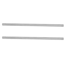 2pcs 8mm X 200mm Steel Round Rod Lathe Turning Tool Bar Gray