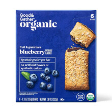 Good & Gather Organic Whole Grain Blueberry Fruit & Grain Bars 6ct