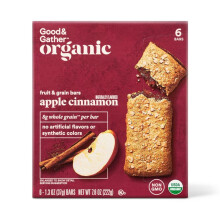 Good & Gather Whole Grain Apple Cinnamon Fruit & Grain Bars 6ct