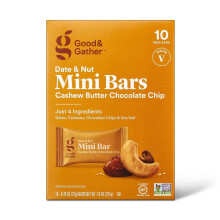 Good & Gather Date and Nut Bars 7.8oz/10ct