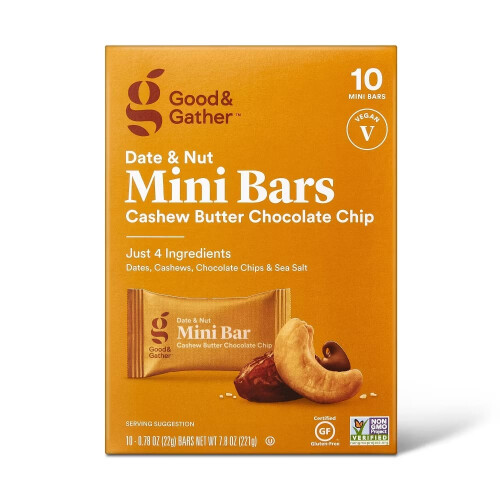 Good & Gather Date and Nut Bars 7.8oz/10ct