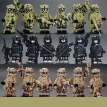 (A) Building Blocks Ghost Special Forces Military Special Forces People's Armed Forces Boys Assembled Children's Toys