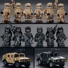 (G) Building Blocks Ghost Special Forces Military Special Forces People's Armed Forces Boys Assembled Children's Toys