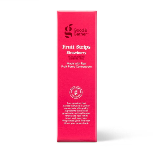 Good & Gather Strawberry Fruit Strips 25ct/12.5oz 2