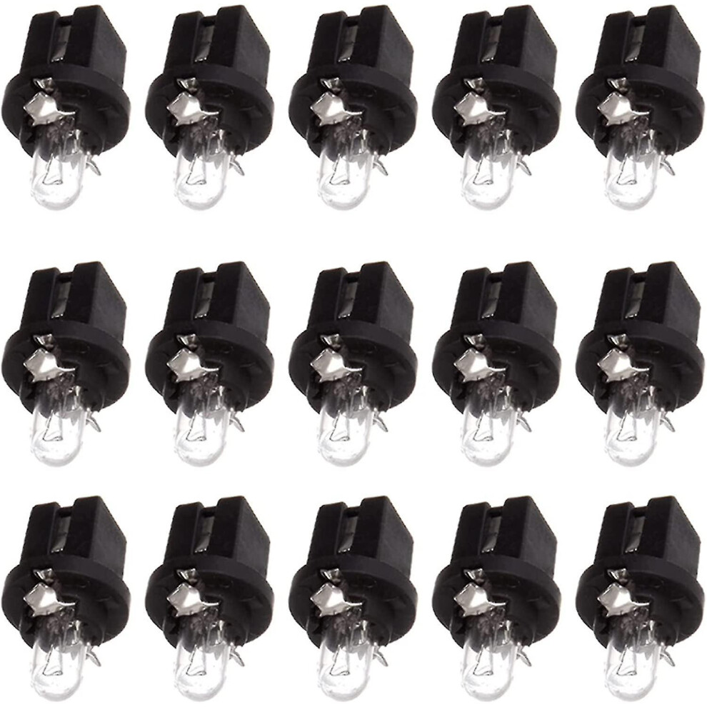 15X Halogen Bulb Replacement Fit For Mercedes R129 W140 W170 W202 W210 Instrument Cluster/509T T5 Twist Halogen Bulbs Replacement Fit For White/Light