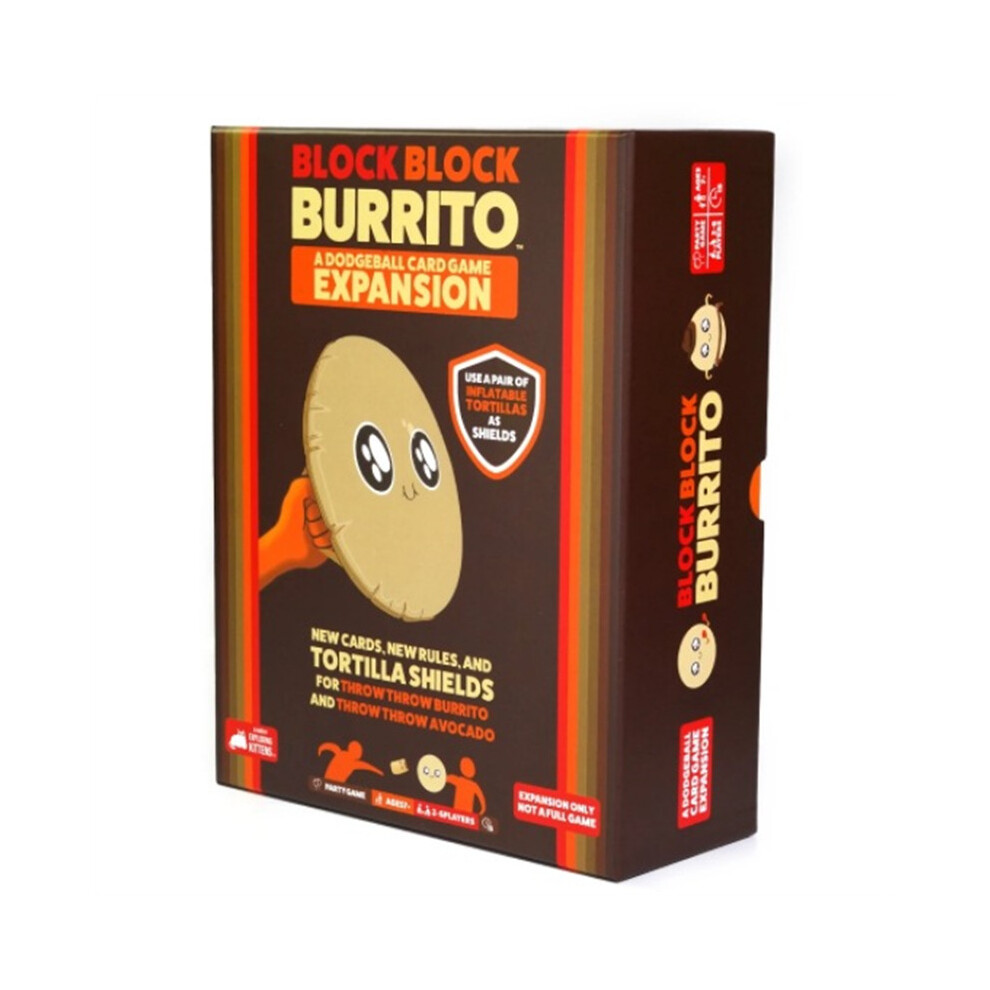 (Blockburrito) Burrito Throw Throw Card Board Games Family Entertainment Party Activity Item