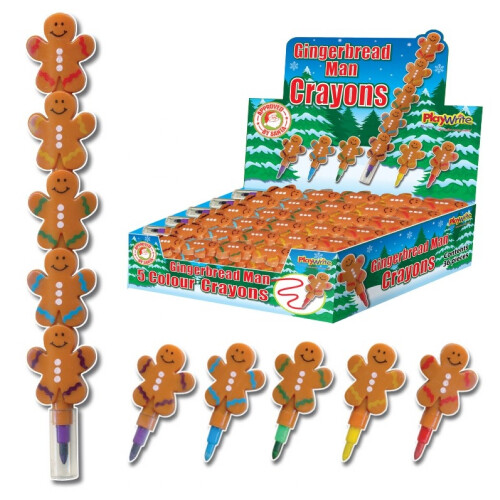 Gingerbread Man Swap Point Crayon 13cm Set 2