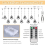9.84ft 120LED Curtain Lights Battery Powered Christmas Lights 5