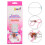 (Pink) Small Pet Adjustable Soft Harness Leash Bird Parrot Mouse Hamster Ferrets Rat 3