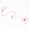 (Pink) Small Pet Adjustable Soft Harness Leash Bird Parrot Mouse Hamster Ferrets Rat 6