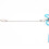 (Light Blue) Small Pet Adjustable Soft Harness Leash Bird Parrot Mouse Hamster Ferrets Rat 4