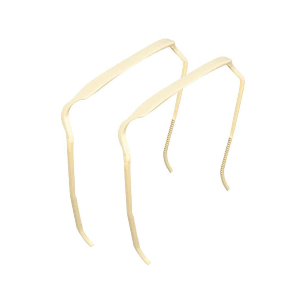 (2pcs Curly Thick Hair Medium Headband, Invisible Hair Hoop,hairstyle Fixing Tool For Curly Hair, Thick Hair) 2pcs Curly Thick Hair Medium Headband, I