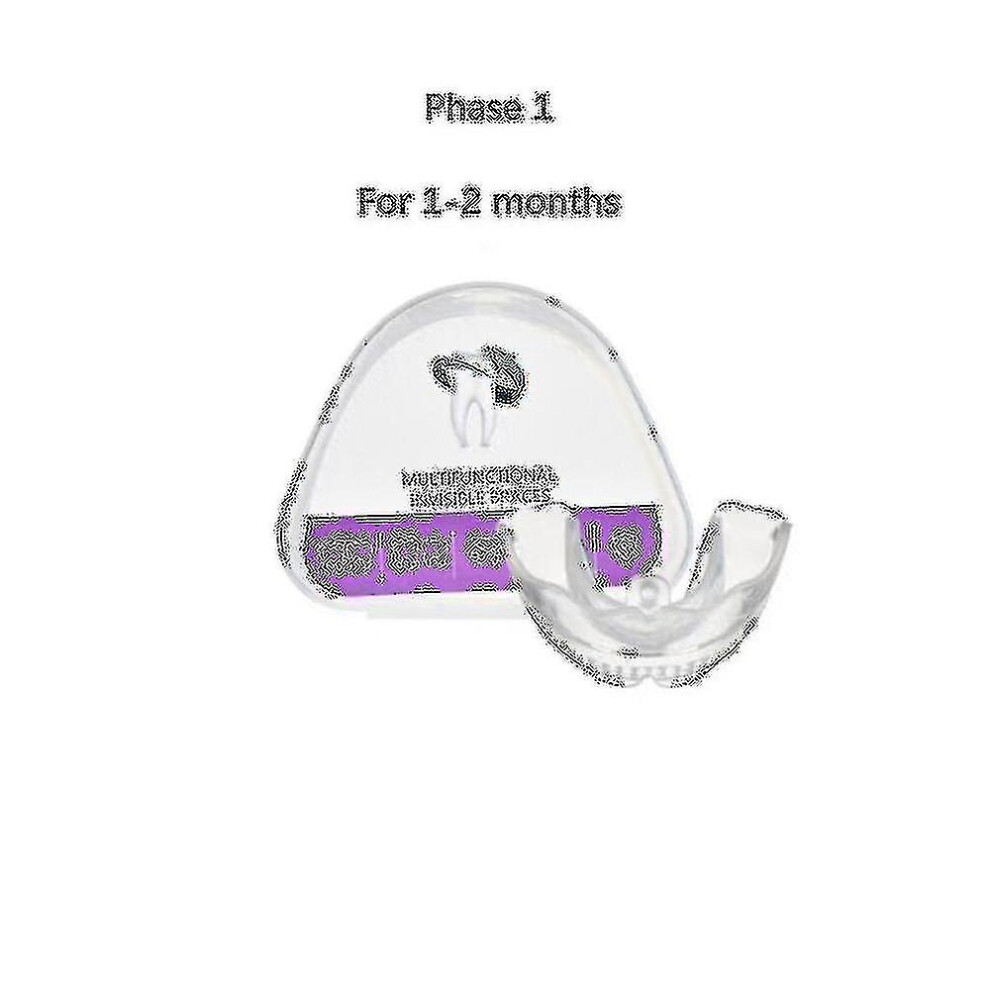 (1 stage) Teeth Straightener, Dental Braces Orthodontic Teeth Trainer Set For Adults, Alignment 3 Stage Tooth Retainers