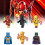6pcs The Batman Flash Assembling Building Blocks Toys Tabletop Decor 5