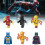 6pcs The Batman Flash Assembling Building Blocks Toys Tabletop Decor 2
