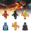 6pcs The Batman Flash Assembling Building Blocks Toys Tabletop Decor 4