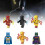 6pcs The Batman Flash Assembling Building Blocks Toys Tabletop Decor 7