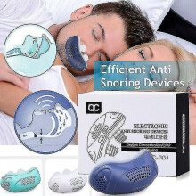 (green) Micro Electric Cpap Sleep Assistance Anti-snoring Device Apnea Anti-snoring Device Noise Anti-snoring Device -wf