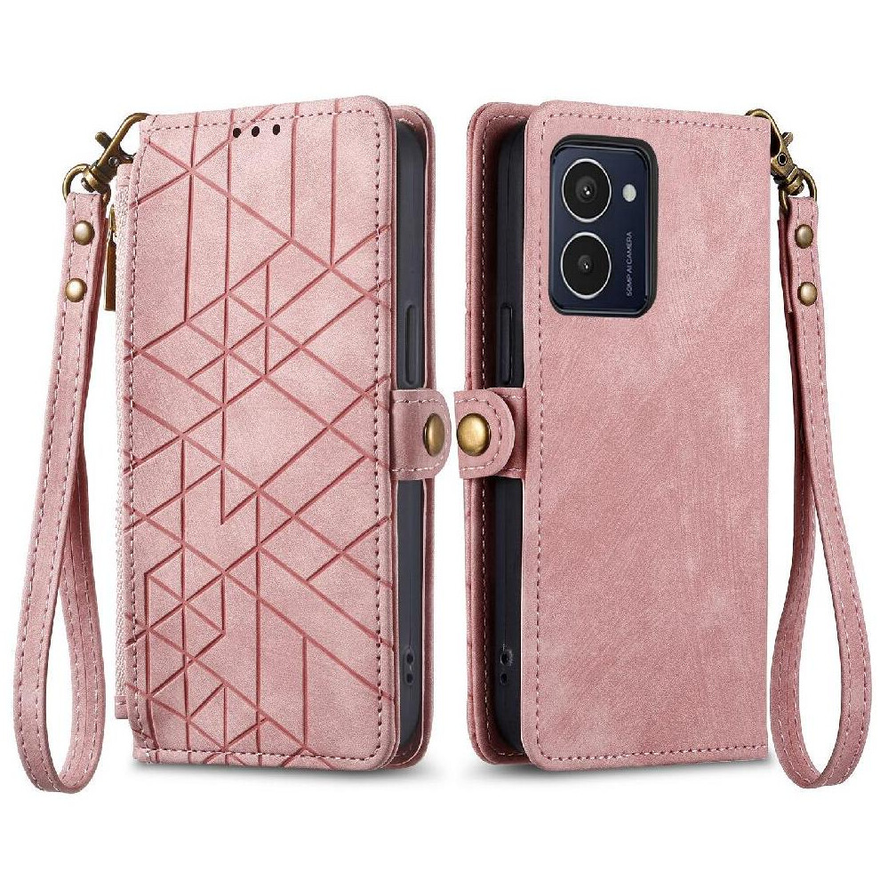 (Pink) Flip Case For Hmd Pulse Pro Leather Case Flip Cover Shockproof Wallet Simple Business Pink 764549241668