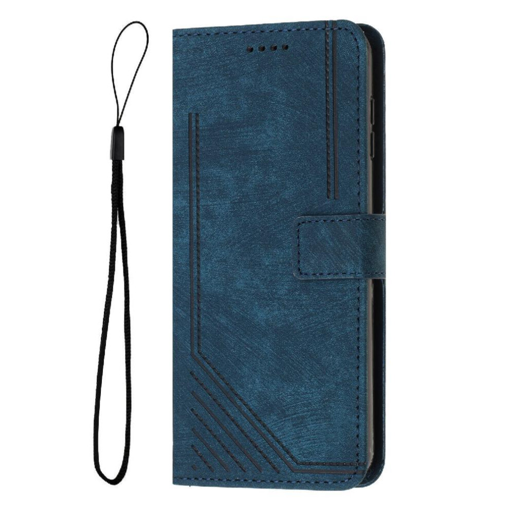 (Blue) Flip Case For Nokia Hmd Pulse Plus Wallet Pu Leather Kickstand Card Insertion Blue 764549241965