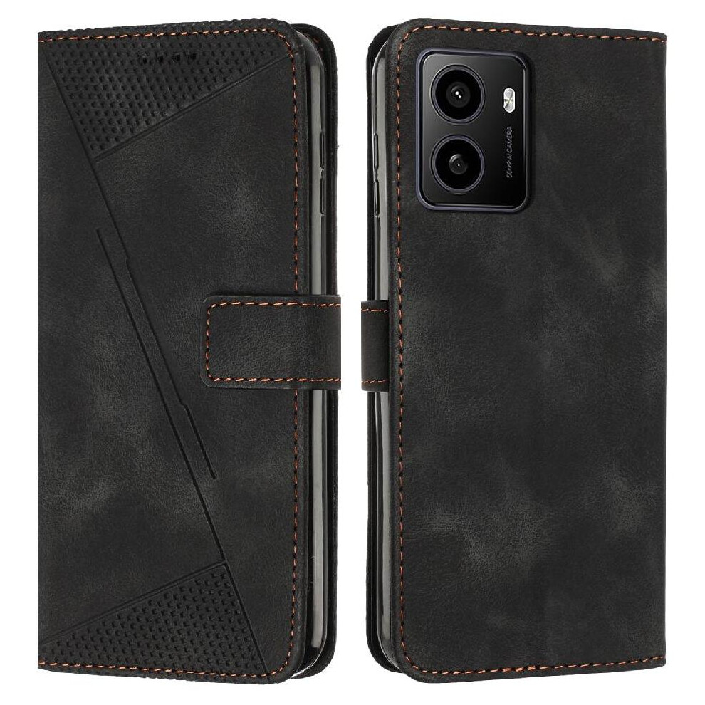 (Black) Flip Case For Nokia Hmd Pulse Wallet Card Insertion Kickstand Pu Leather Black 764549242269