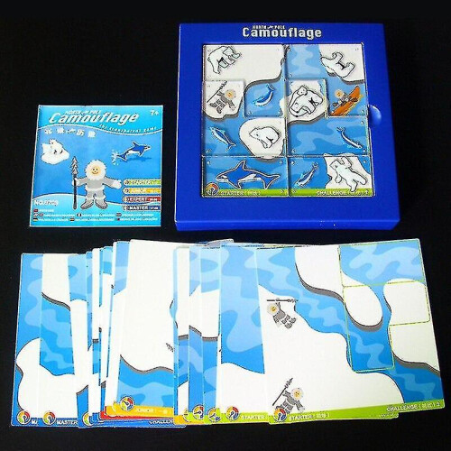 Challenges Iq Training Smart Game North Pole Bear Camouflage Thinking Children Puzzle Toy 1
