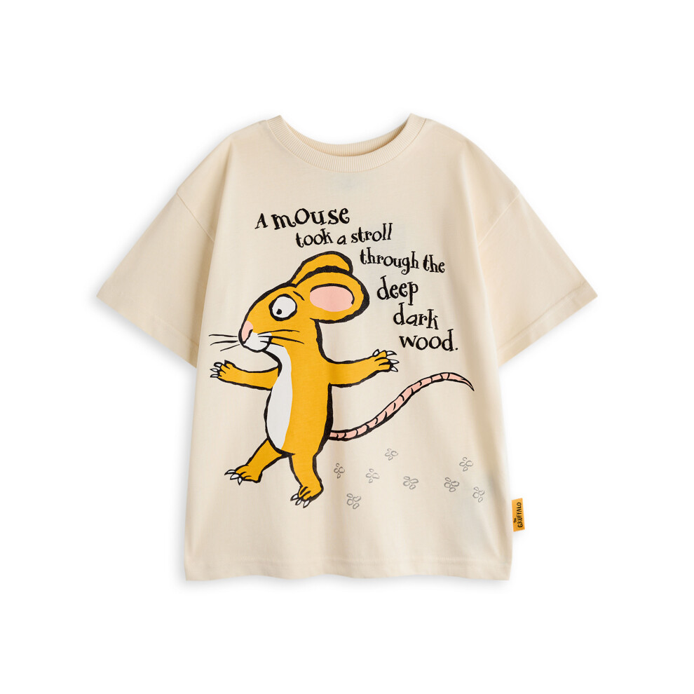 Gruffalo & Friends Short Sleeved T-Shirt (Unisex Kids Beige)