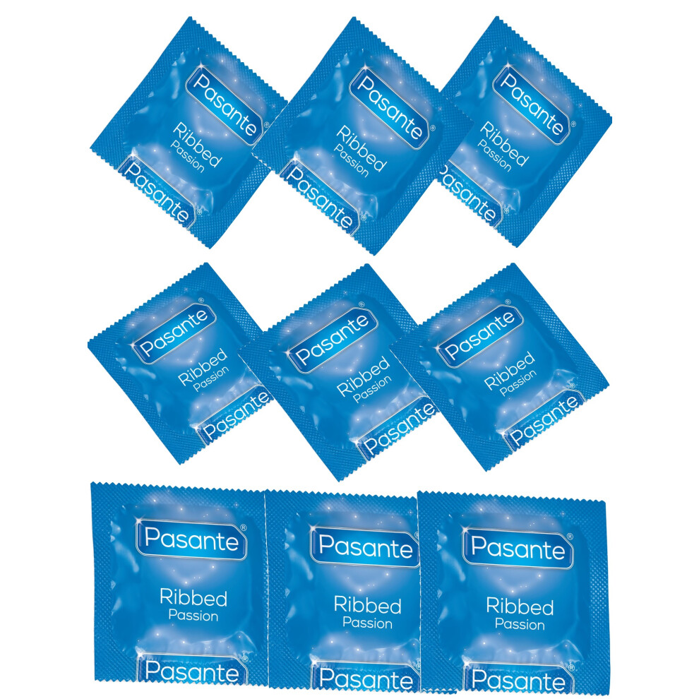 Pasante 24 X Ribbed Passion Condoms | For Extra Intense Pleasure |