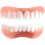 Veneer Dentures Set, 2pack Upper And Lower False Teeth, Bright White Shade, Comfortable 1