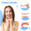 Veneer Dentures Set, 2pack Upper And Lower False Teeth, Bright White Shade, Comfortable 3