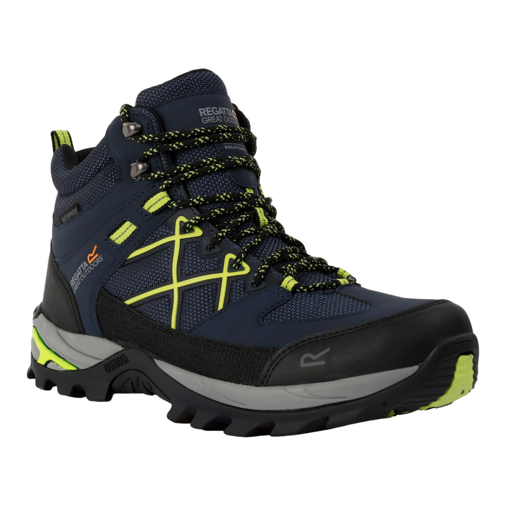 (6 UK, Navy/Lime Punch) Regatta Mens Samaris III Walking Boots