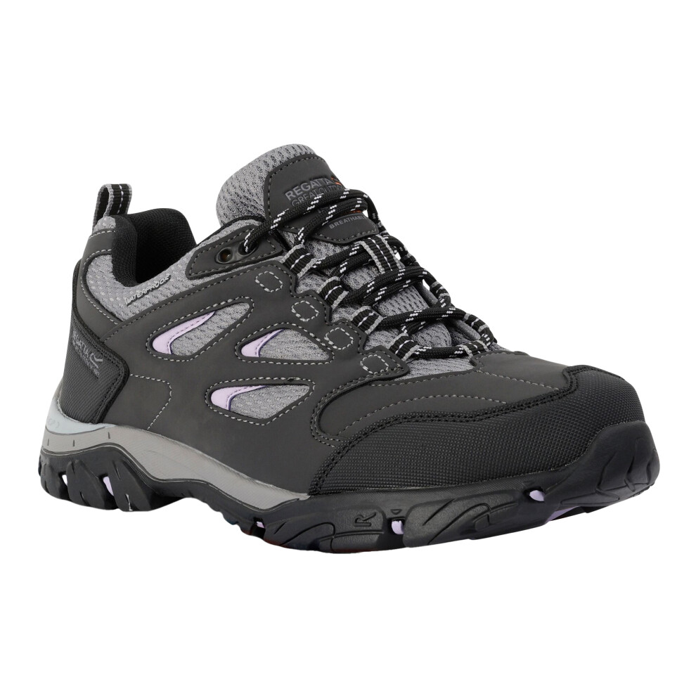 (4 UK, Ash/Lilac Frost) Regatta Womens/Ladies Holcombe IEP Low Hiking Boots