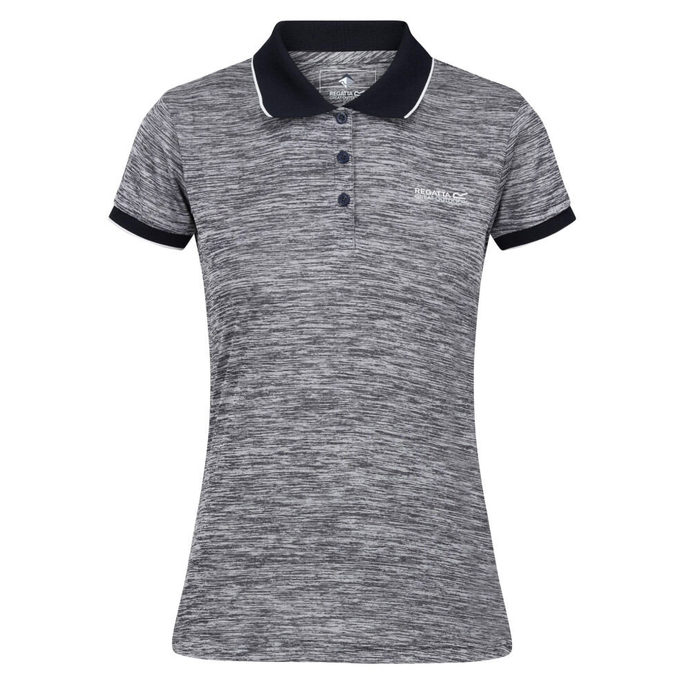 (10 UK, Navy) Regatta Womens/Ladies Remex II Polo Neck T-Shirt