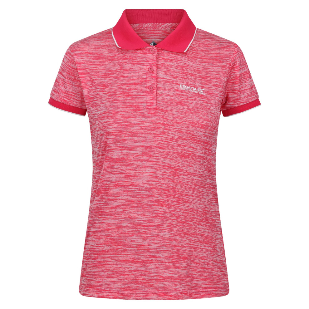 (24 UK, Pink Potion) Regatta Womens/Ladies Remex II Polo Neck T-Shirt