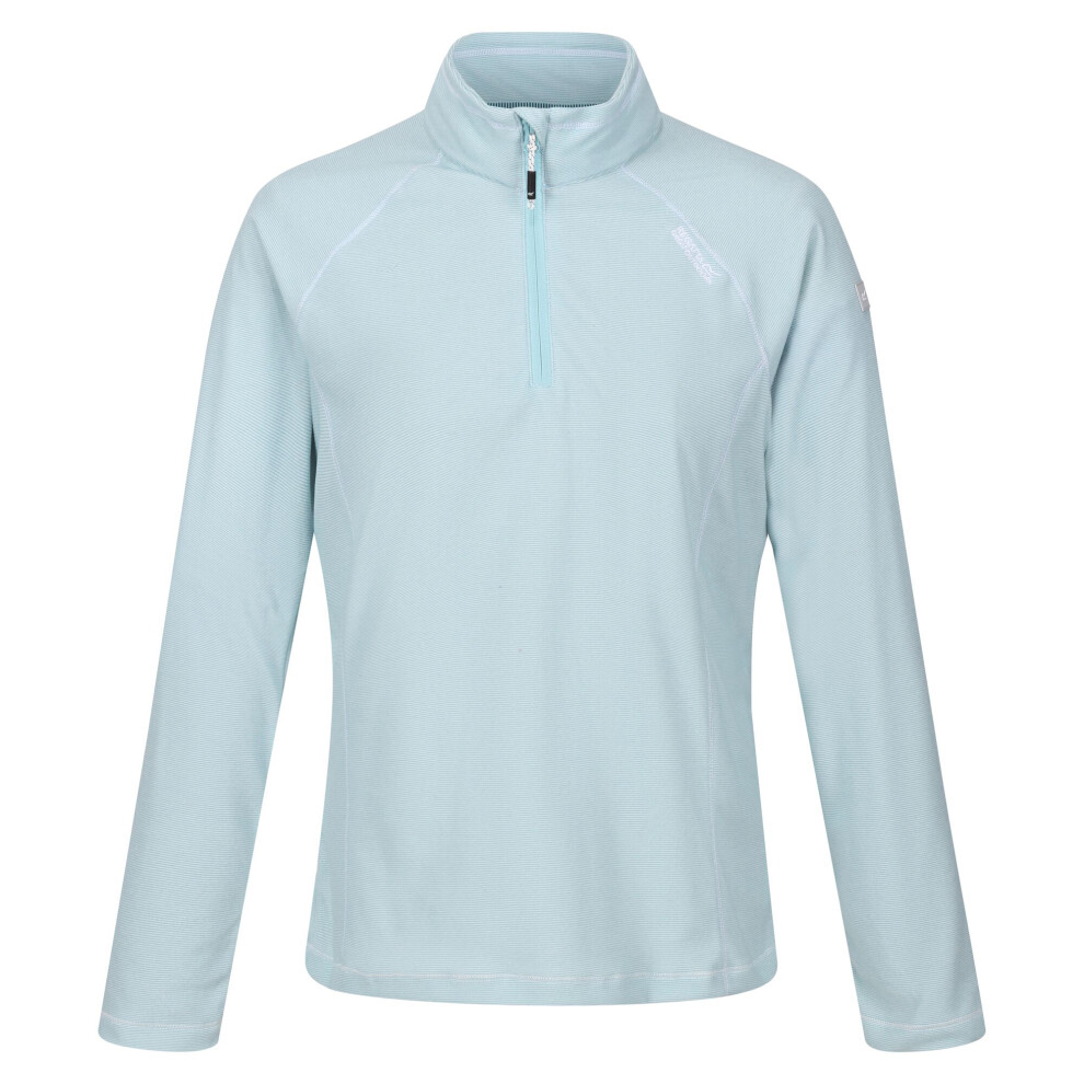 (16 UK, Sea Haze) Regatta Great Outdoors Womens/Ladies Montes Half Zip Fleece Top