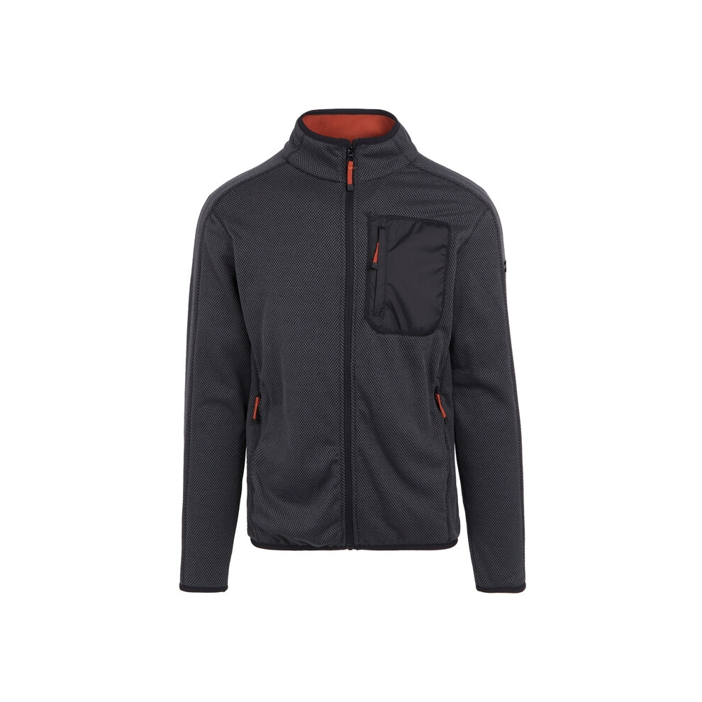 (M, Black Marl) Regatta Mens Kitom Full Zip Fleece Jacket