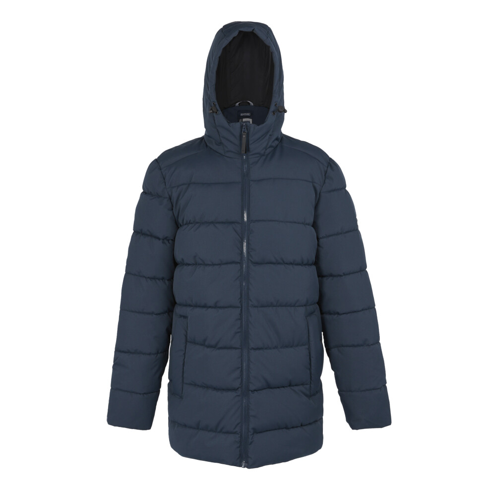 (L, Navy) Regatta Mens Lakiver Padded Jacket